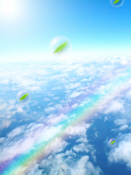 空にかかる虹 太陽 のフリー素材 無料の写真素材なら Foto Project