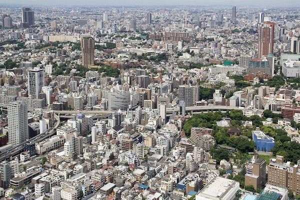眺望 東京のビル群 高層ビルのフリー素材 無料の写真素材なら Foto Project
